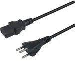 Equip Hochwertiges Netzkabel, T12 auf C13, 5,0m