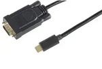 USB Kabel USB Typ C Stecker > VGA Stecker vergoldete Kontakte 1,8m
