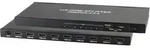 HDMI Verteiler 1x8, Metall, 4K60Hz, schwarz
