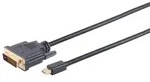 Mini DisplayPort 1.2 Adapterkabel, DVI-D 24+1, 1m