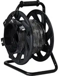 InLine HDMI Kabeltrommel, AOC HDMI 2.1 Kabel, 8K/60Hz, armiert, schwarz, 90m