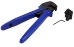 PV4 Crimpzange, Pro, 2.5/4/6mm2, 13-10AWG, blau