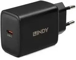 LINDY USB Typ C PD GaN Charger 65W, schwarz
