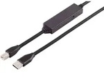 Aktives USB-A Adapterkabel, USB-B, 2.0, 15m
