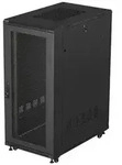 LANBERG 19" 27U 600x1000 freisteh. perf. T&uuml;r (FlatPack) sw