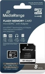 MediaRange MR957, MediaRange 8GB microSDHC Klasse 10