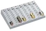Wedo 160 780037 Bargeldaufbewahrungsbox Metall Hellgrau