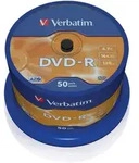 Verbatim DVD-R Matt Silver 4,7 GB 50 St&uuml;ck(e)