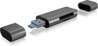 Icy Box IB-CR200-C, ICY BOX IB-CR200-C, SD/microSD USB 2.0 Card Reader mit Type-C &