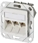 METZ CONNECT Anschlussdose E-DATmodul TIA/EIA Cat.6A 3/8(8) Upk reinw