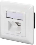 Digitus CAT 6A, Klasse EA, Datendose, designkompatibel, Aufputz