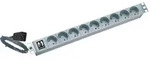 ONLINE USV-Systeme KG16A9SCH-RACK Spannungsschutz Grau 9 AC-Ausg&auml;nge 2 m