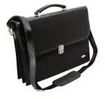 Wedo Ladies Flap-Over Briefcase Kosmetiktasche Schwarz