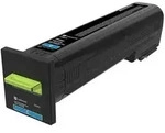 Lexmark 72K2XCE Tonerkartusche 1 St&uuml;ck(e) Original Cyan