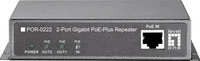 Level One POR-0222, Level One LevelOne Gigabit PoE Repeater, 2 Ports, Kaskadier,