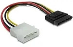 DeLOCK Cable Power SATA HDD > 4pin male &ndash; straight 0,12 m