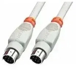 Lindy 8 Pin Mini DIN Cable 2 m Paralleles Kabel Grau