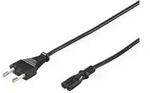 Goobay 95038 Stromkabel Schwarz 3 m
