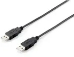 Equip USB 2.0 A auf Kabel, M/M, 1.8m , Schwarz