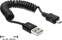Delock 83162, DeLOCK USB 2.0-A/USB micro-B 0.6m USB Kabel 0,6 m USB A Micro-USB B