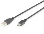Digitus USB-A &ndash; Mini-B Anschlusskabel, 1,8m