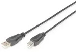 Digitus USB-A &ndash; USB-B Anschlusskabel, 3m