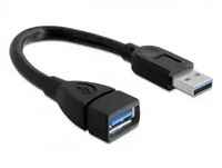 Delock 82776, DeLOCK 82776 USB Kabel 0,15 m 5 Gbit/s Schwarz