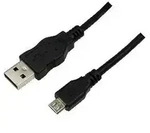 LogiLink 3m USB A-USB Micro B USB Kabel USB 2.0 Micro-USB B 0,48 Gbit/s Schwarz
