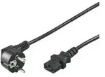 Goobay 95142 Stromkabel Schwarz 3 m
