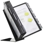 Durable 557001 Dokumentenanzeige-Karussell Tisch/Bank Portr&auml;t A4