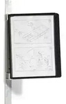 Durable Vario magnet wall 5 Dokumentenanzeige-Karussell Wand Portr&auml;t A4