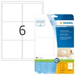 HERMA 4502, HERMA Adressetiketten Premium A4 99.1x93.1 mm wei&szlig; Papier matt 150 St.