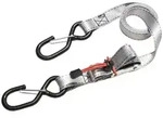 MASTER LOCK 1,80 m x 25 mm Zurrgurt mit Ratsche, 4er-Pack, Grau