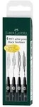 Faber-Castell 167115 Fineliner Multi Schwarz 4 St&uuml;ck(e)