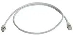 Teleg&auml;rtner Patchkabel S/FTP Cat.6A grau 2,0m
