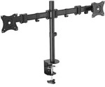 Digitus Dual Monitorhalterung, 2x 27", 2x 8 kg