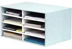 Fellowes 4482601 Schreibtisch-Sortierer Gr&uuml;n Papier