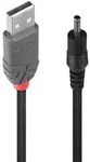 Lindy 70266 Stromkabel Schwarz 1,5 m USB A