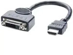 Lindy 41227 Videokabel-Adapter 0,2 m DVI-D HDMI Schwarz