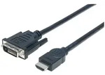 Manhattan HDMI auf DVI-Kabel, HDMI-Stecker auf DVI-D 24+1 Stecker, Dual Link, 3...