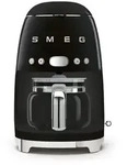 SMEG Coffeemachine (DCF02BLEU) black Schwarz (DCF02BLEU)
