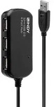 Lindy 42783 Schnittstellen-Hub 480 Mbit/s Schwarz