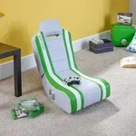 X Rocker Shadow 2.0 Konsolen-Gamingstuhl Gepolsterter Sitz Gr&uuml;n, Wei&szlig;