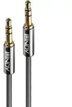 Lindy 35321 Audio-Kabel 1 m 3.5mm Anthrazit