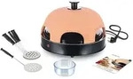 Emerio PO-115984 Pizzamacher/Ofen 6 Pizza/Pizzen 1200 W Schwarz, Orange