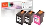 Peach PI300-658 Druckerpatrone 3 St&uuml;ck(e) Standardertrag Schwarz, Cyan, Magenta,