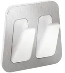 TESA 59785-00000-00 Handtuchhalter & -ring Handtuchhaken Drinnen Edelstahl, Wei&szlig;