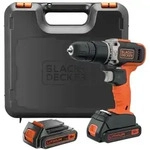 Black & Decker BCD003C2K-QW Bohrmaschine 1400 RPM Ohne Schl&uuml;ssel Schwarz, Rot