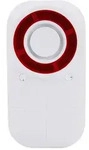 Olympia 6115 Sirene Drahtlose Sirene Drau&szlig;en Rot, Wei&szlig;