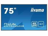 iiyama ProLite LH7542UHS 75" 16:9 4K 18/7 IPS Display schwarz